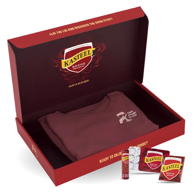Kasteel Rouge sweater femme coffret cadeau