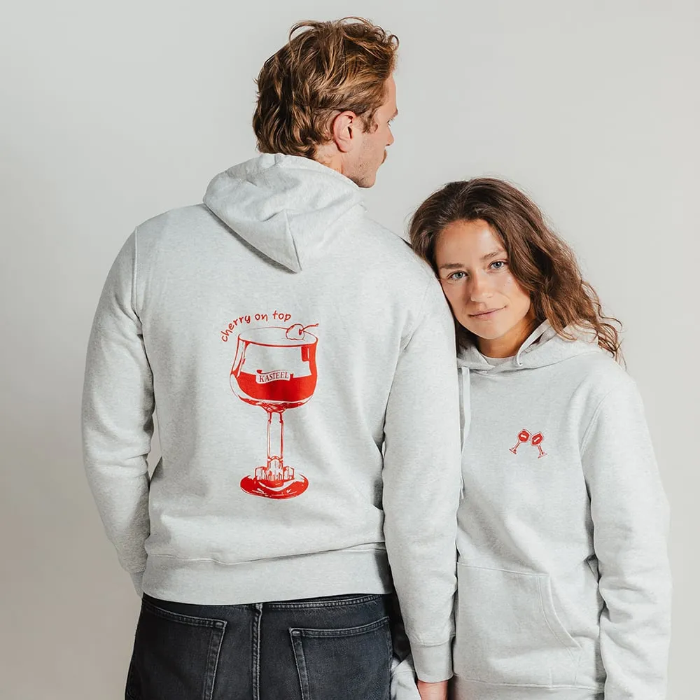 Kasteel Rouge Cherry On Top sweat gris chiné
