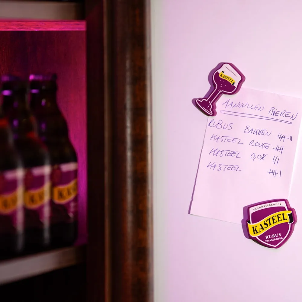 Kasteel Rubus Framboise magnets frigo