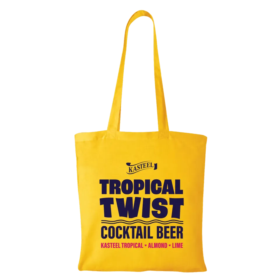 Kasteel Tropical Twist tote bag coton édition du moment