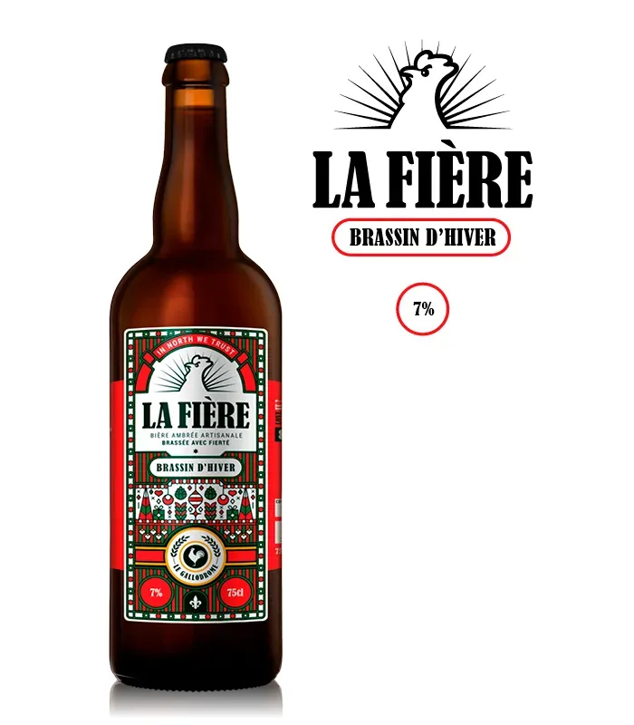 Anosteke La Fière Brassin d'Hiver bière ambrée épices 33cl