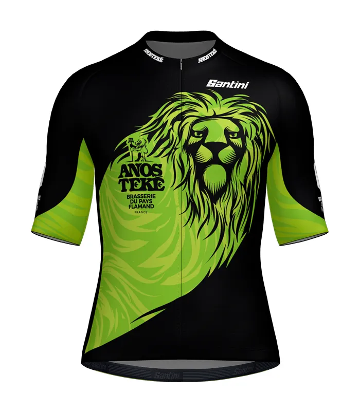 Anosteke Maillot Vélo Vert homme cyclisme respirant