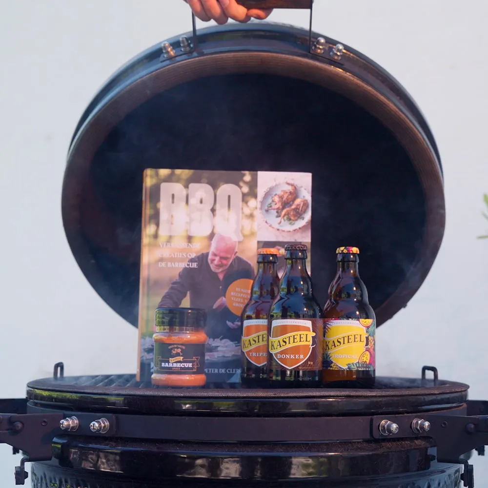 Kasteel coffret barbecue livre + bières
