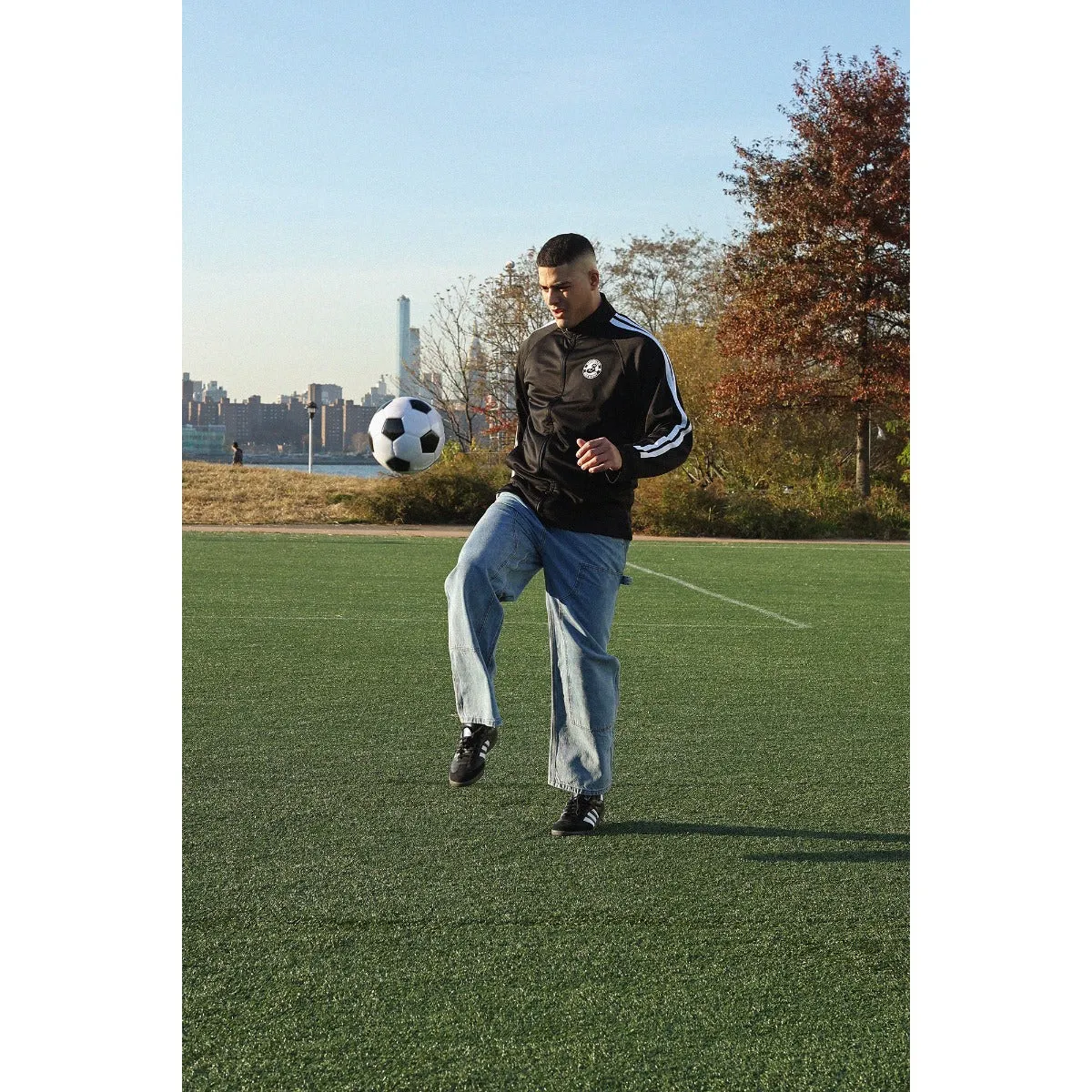 Brooklyn Brewery Retro Track Jacket veste polaire zippée