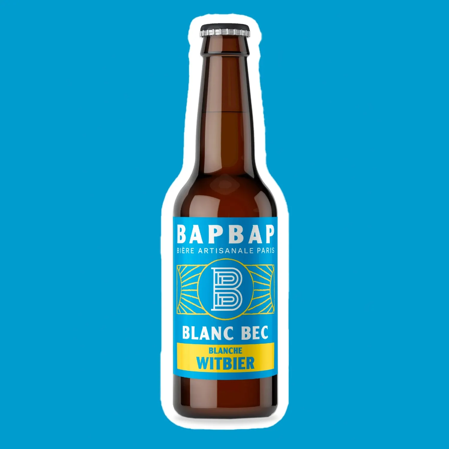 BapBap Blanc Bec bière blanche 12x33cl blé Mosaic