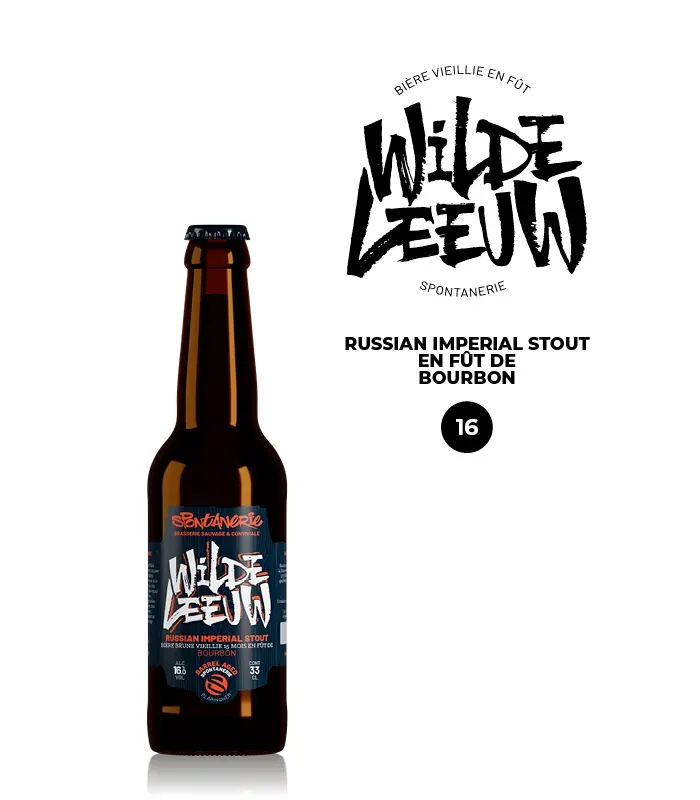 Wilde Leeuw Russian Imperial Stout Bourbon bière noire