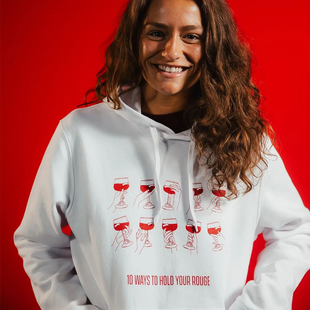 Kasteel Rouge Hoodie 10 Ways sweat capuche blanc coton