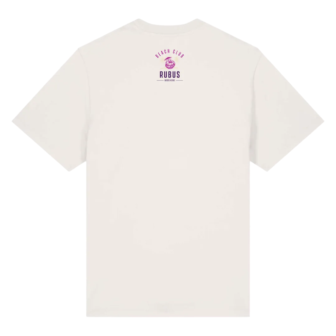 Kasteel Rubus Beach Club t-shirt unisexe oversize