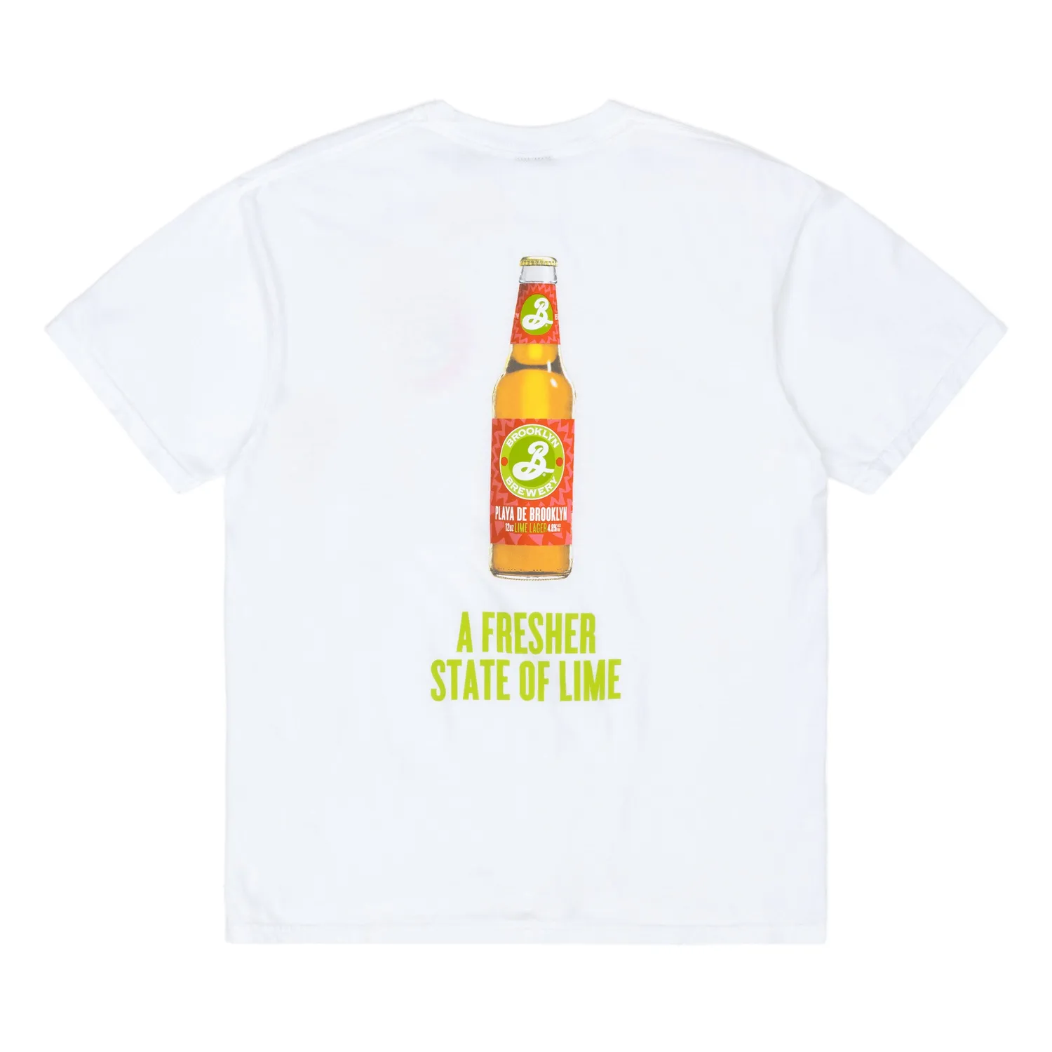 Brooklyn Playa de Brooklyn Graphic Bottle t-shirt coton