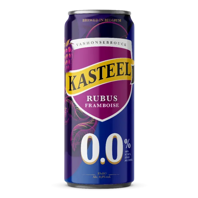 Kasteel Rubus Framboise 0.0 bière canette 33cl framboise