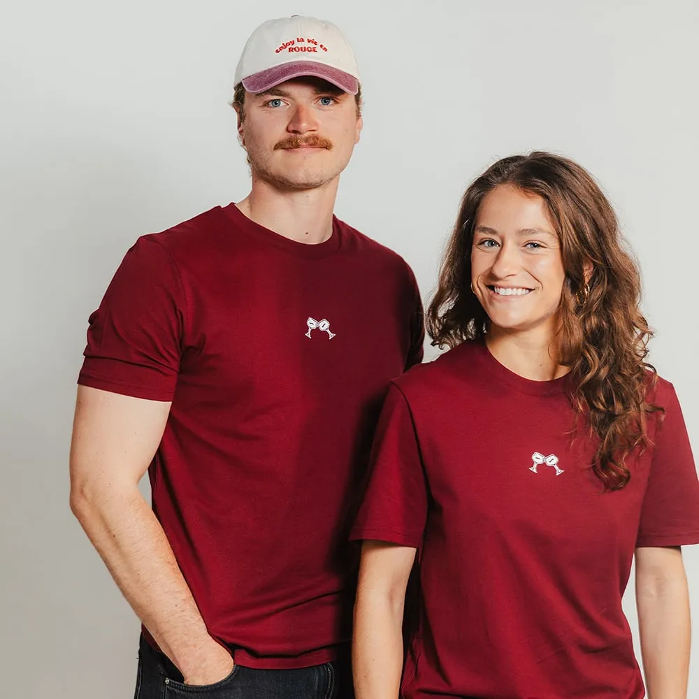 Kasteel Rouge T-shirt Cheers coton bio bordeaux