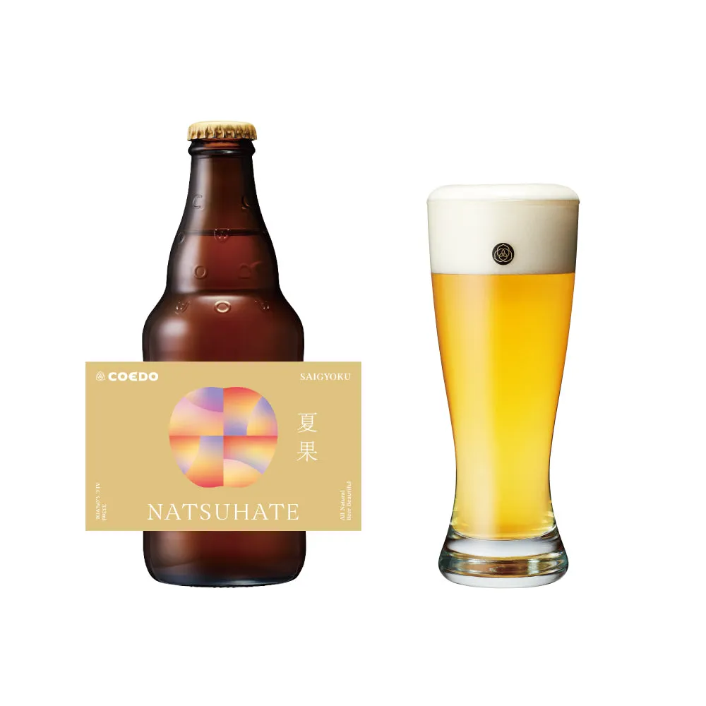 Coedo Natsuhate 2024 biere 6 bouteilles à la poire