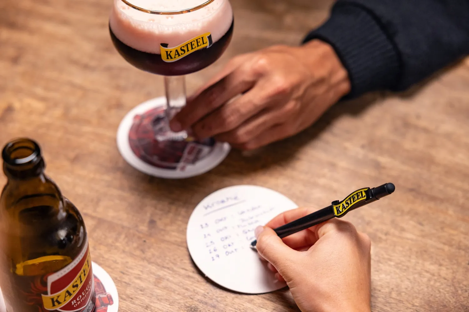 Kasteel stylo bille encre bleue à clip classique