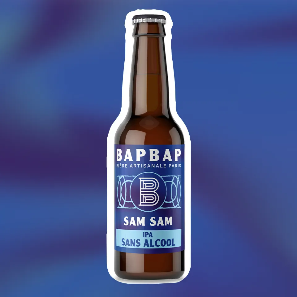 BapBap Sam Sam bière sans alcool 12x33cl IPA