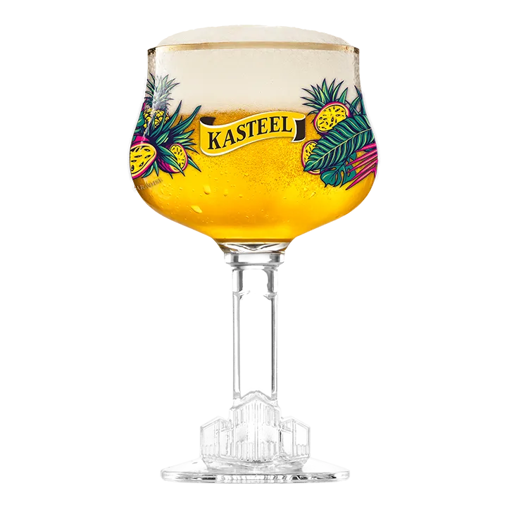 Kasteel Tropical verre édition limitée 33cl calice