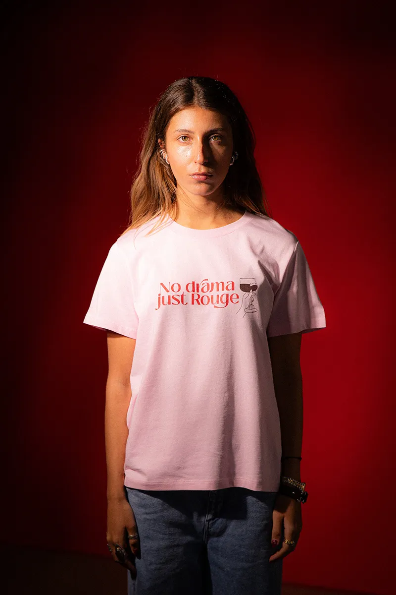 Kasteel Rouge t-shirt femme rose coton bio