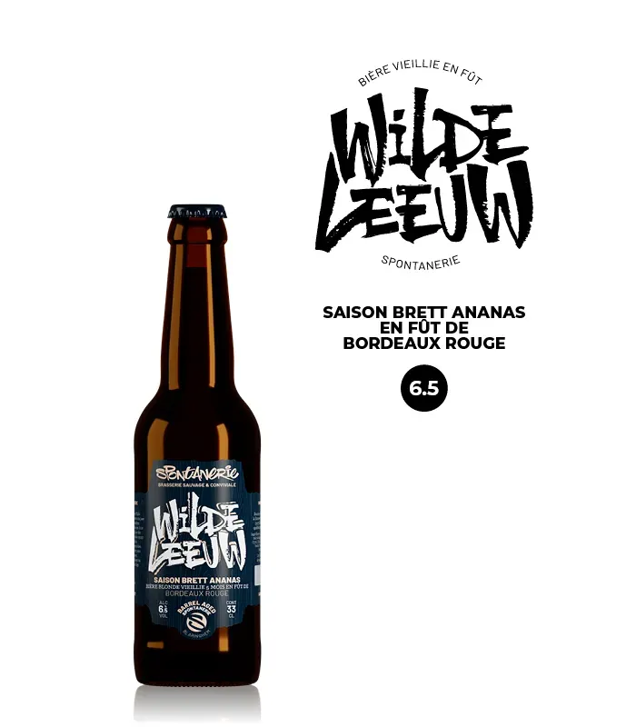 Wilde Leeuw Saison brett bière ananas basilic