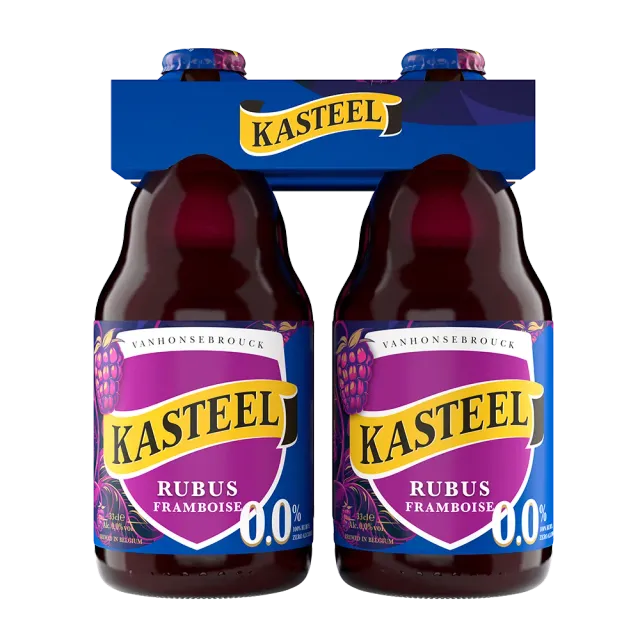 Kasteel Rubus Framboise 0.0 pack 4x sans alcool