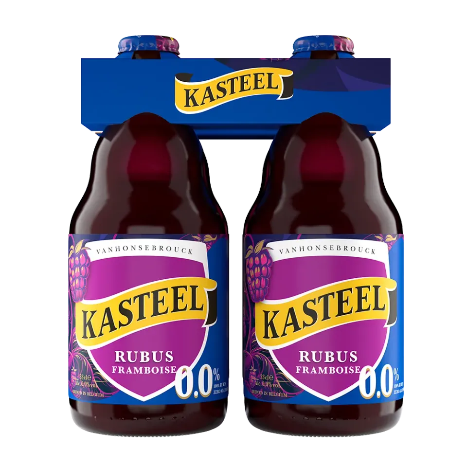 Kasteel Rubus Framboise 0.0 pack 4x sans alcool