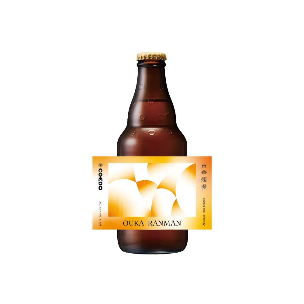 Coedo Ouka Ranman bière blanche 6 bouteilles mandarine