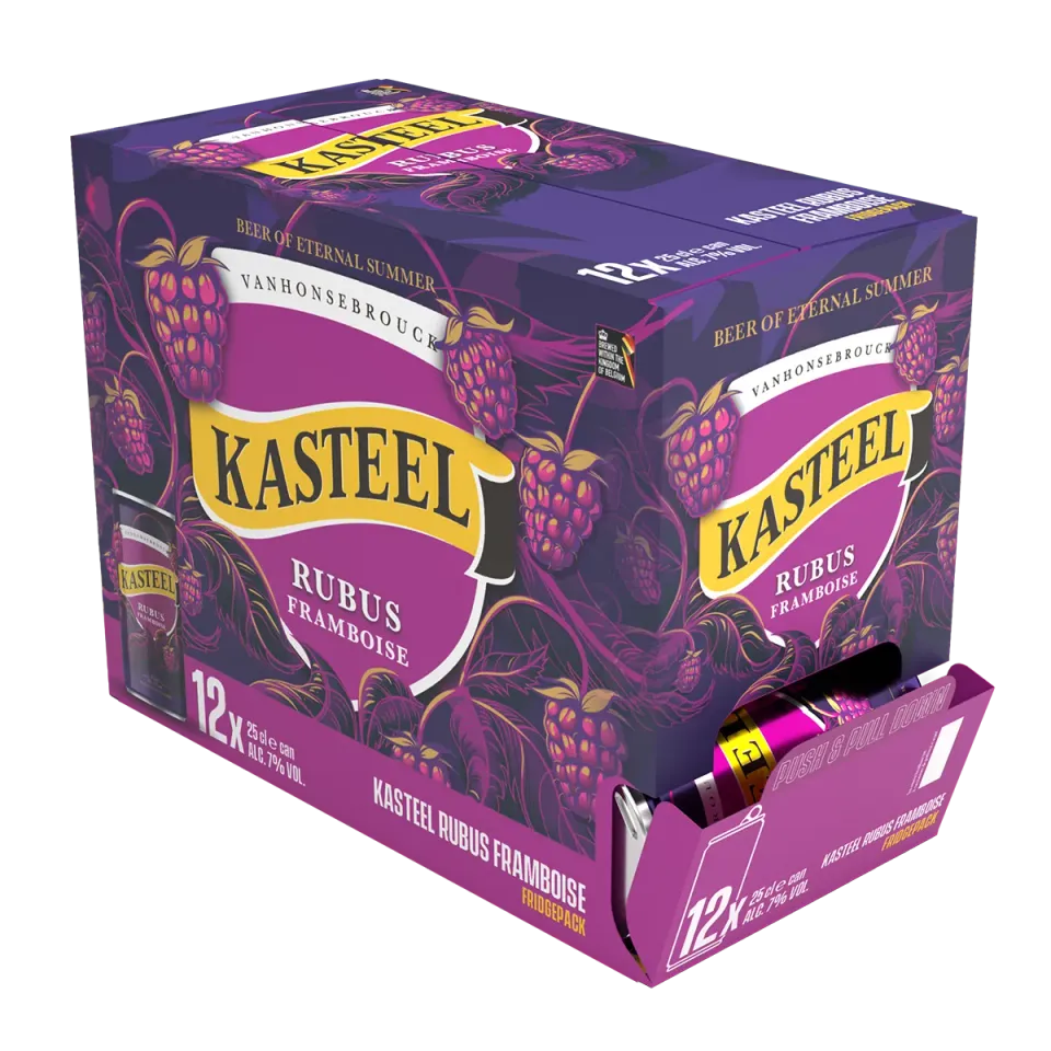 Kasteel Rubus Framboise bière pack 12x25 cl 7%