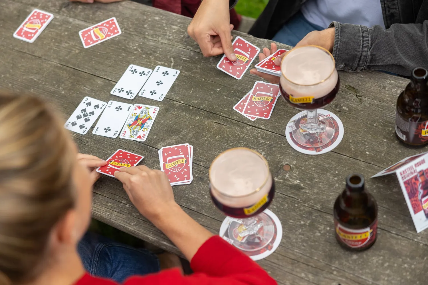 Kasteel Rouge jeu de 52 cartes à jouer collector
