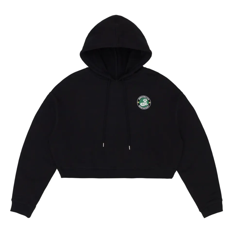 Brooklyn Brewery sweat cropped hoodie femme coton S-XL