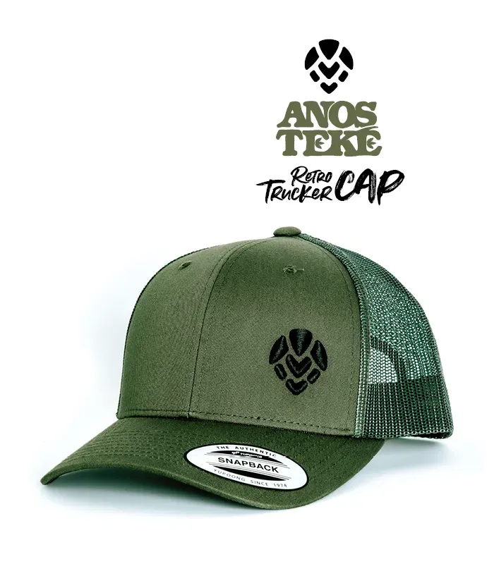 Anosteke Casq'Anosteke casquette kaki trucker houblon