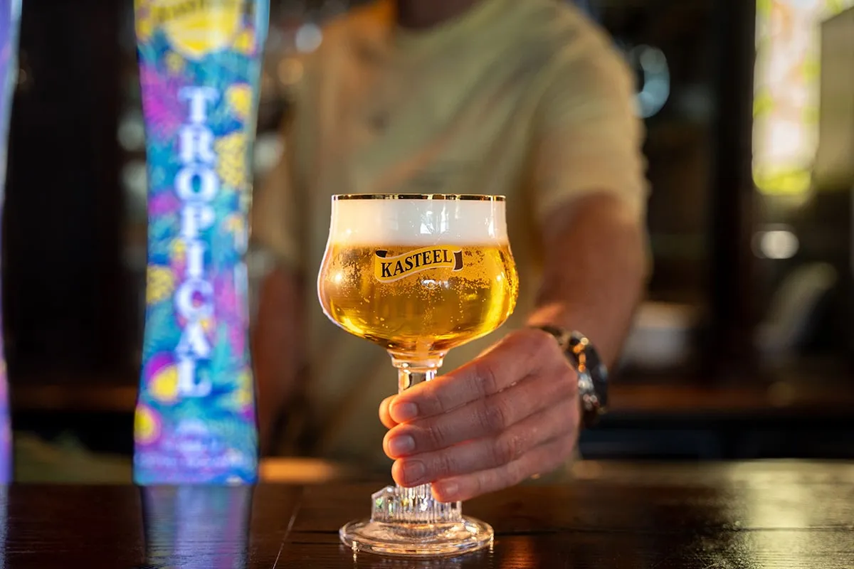 Kasteel Tropical bière blonde fruitée 7% lot de 4