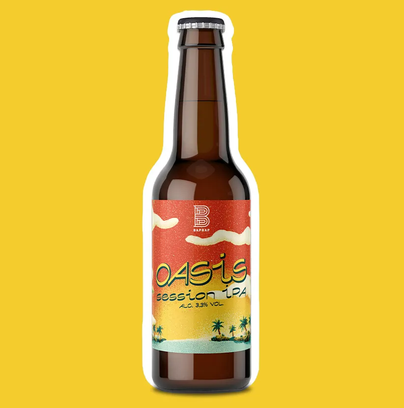BAPBAP Oasis Session IPA bière 12 x 33 cl