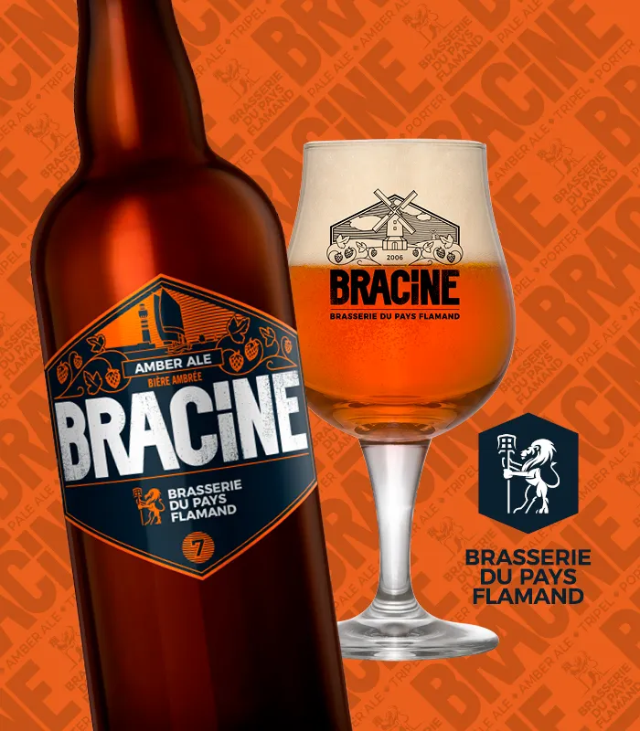 Anosteke Bracine Amber Ale bière 33cl maltée