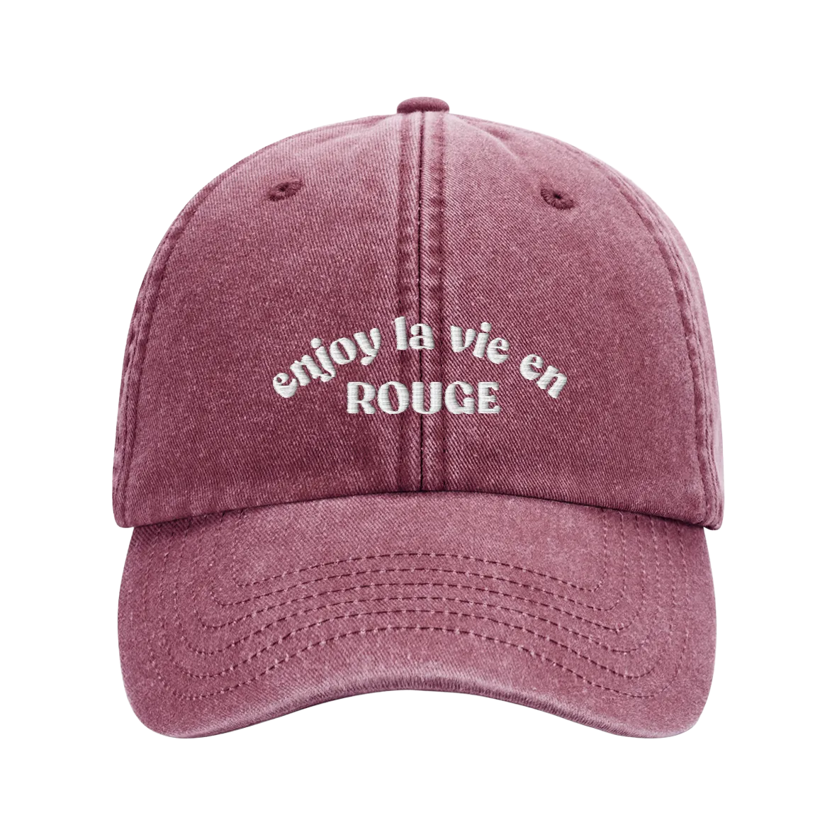 Kasteel Rouge Vintage casquette rouge coton lavé
