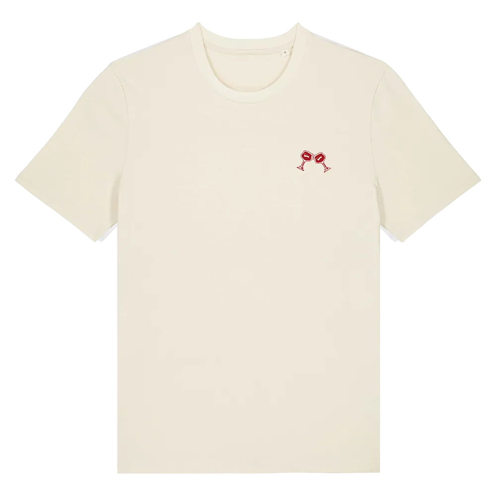 Kasteel Rouge Cherry On Top t-shirt Natural Raw coton