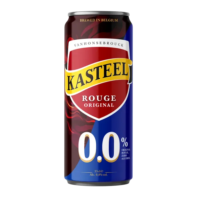 Kasteel Rouge 0.0 bière sans alcool canette 33 cl