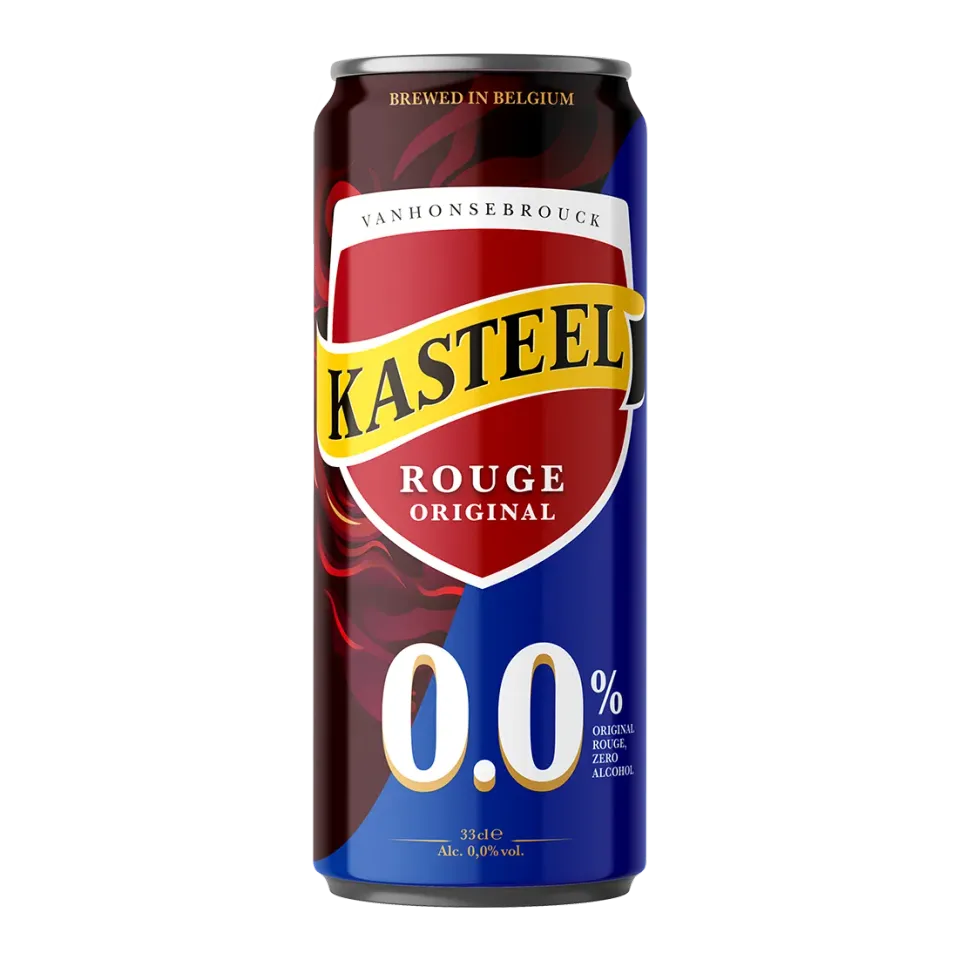 Kasteel Rouge 0.0 bière sans alcool canette 33 cl