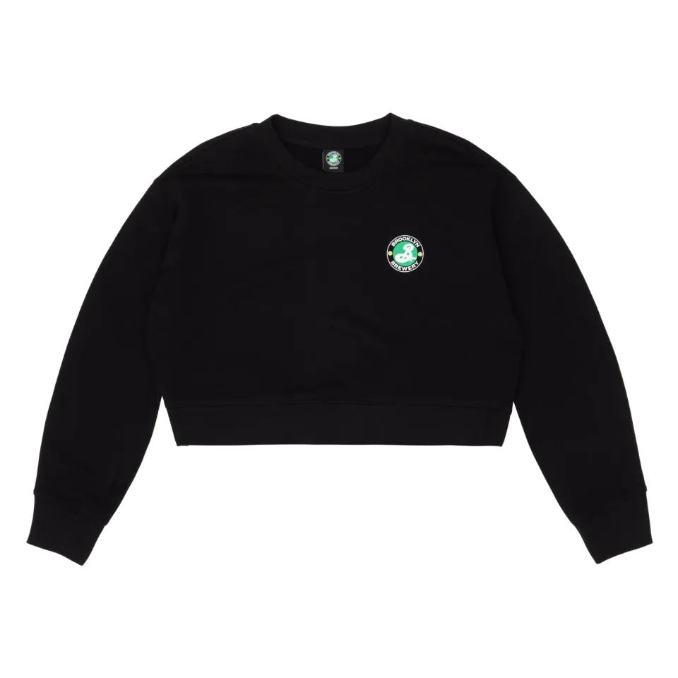 Brooklyn Cropped Crewneck sweat femme écourté