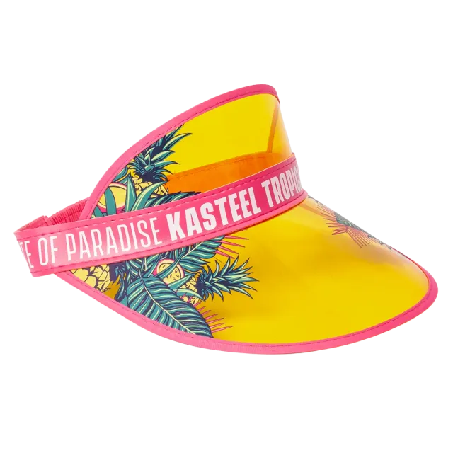 Kasteel Tropical visière soleil édition collector jaune