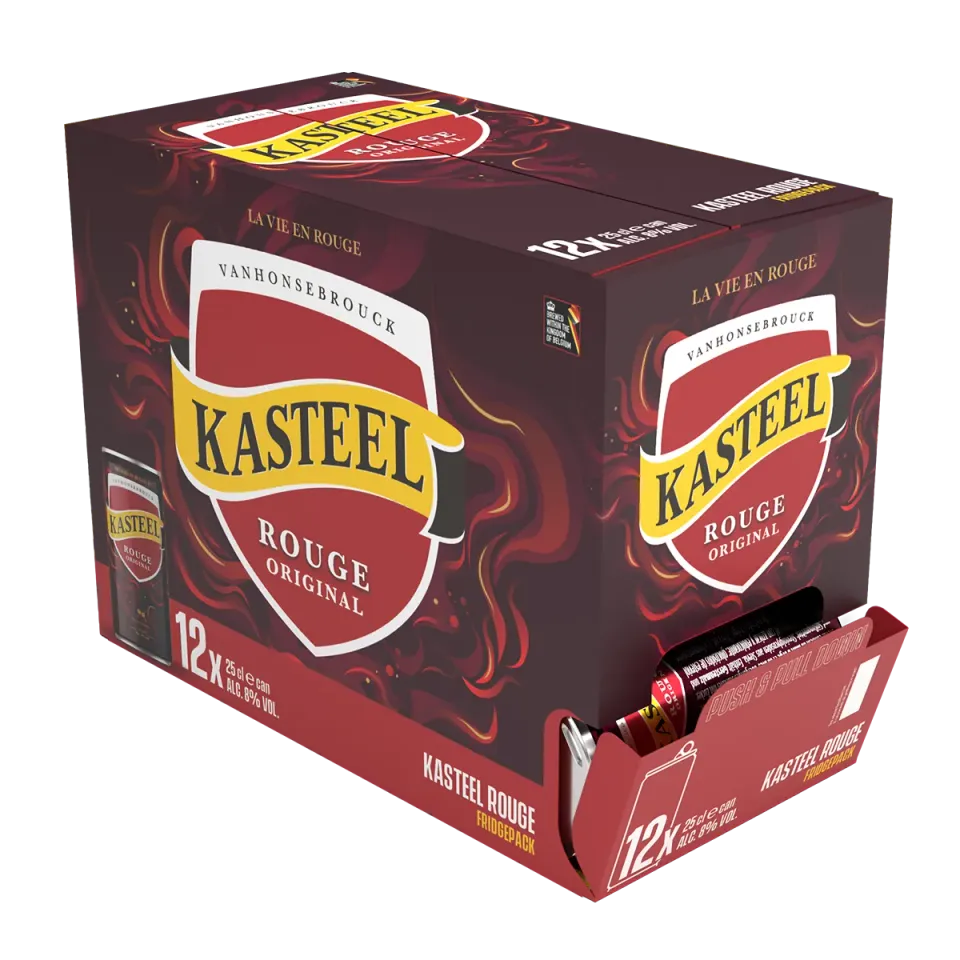 Kasteel Rouge Original bière cerise 12x25cl fruitée