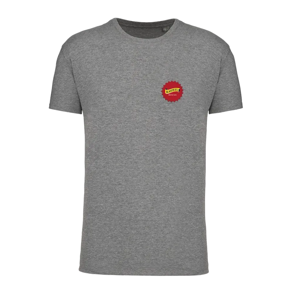 Kasteel Rouge Cap t-shirt gris coton bio