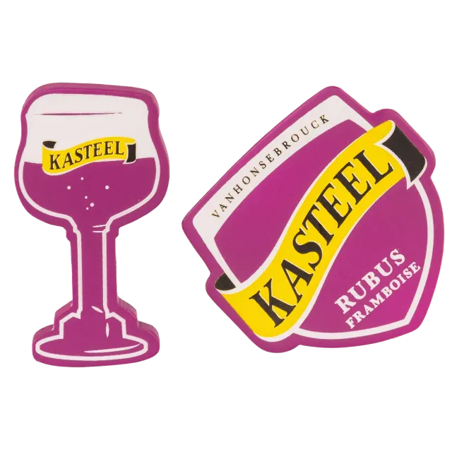 Kasteel Rubus Framboise magnets frigo