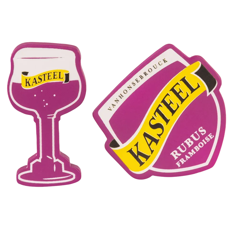 Kasteel Rubus Framboise magnets frigo