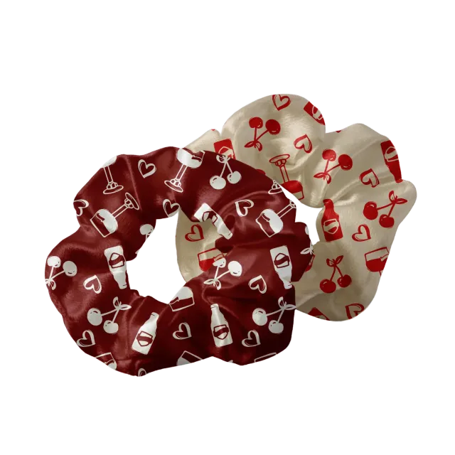 Kasteel Rouge chouchous cheveux lot de 2
