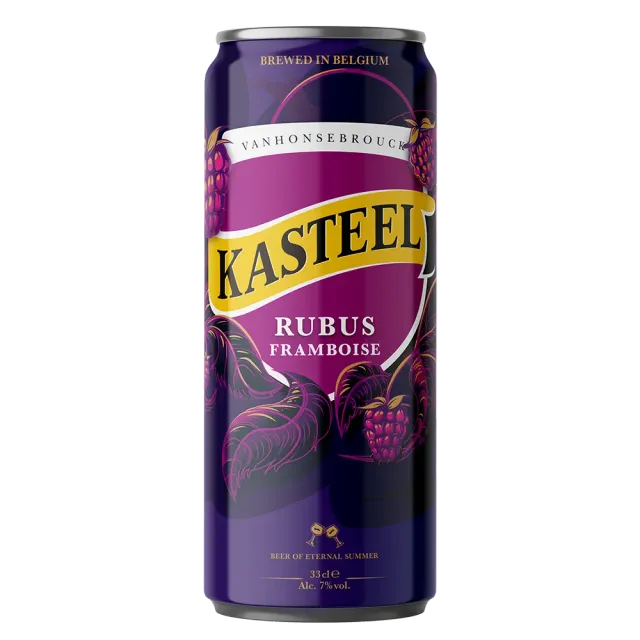 Kasteel Rubus Framboise bière canette 33 cl framboise 7%