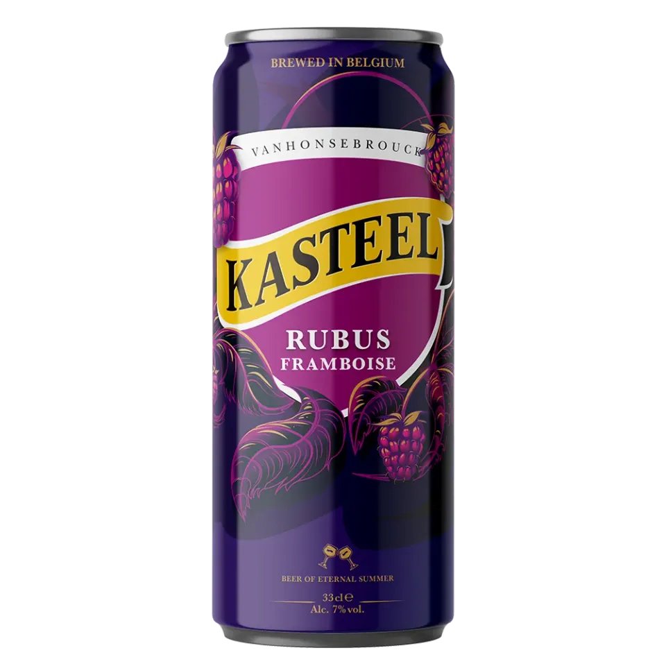 Kasteel Rubus Framboise bière canette 33 cl framboise 7%