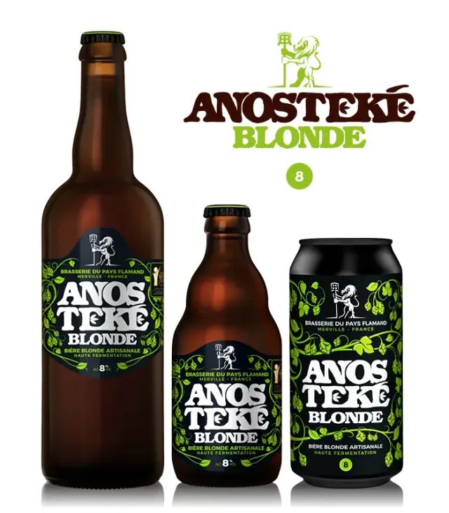 Anosteké Blonde bière blonde 33 cl 8°