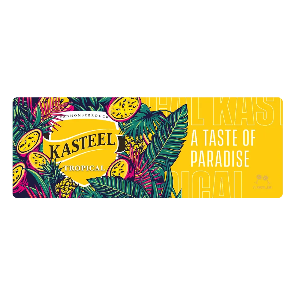 Kasteel Tropical tapis de bar 58 cm antidérapant