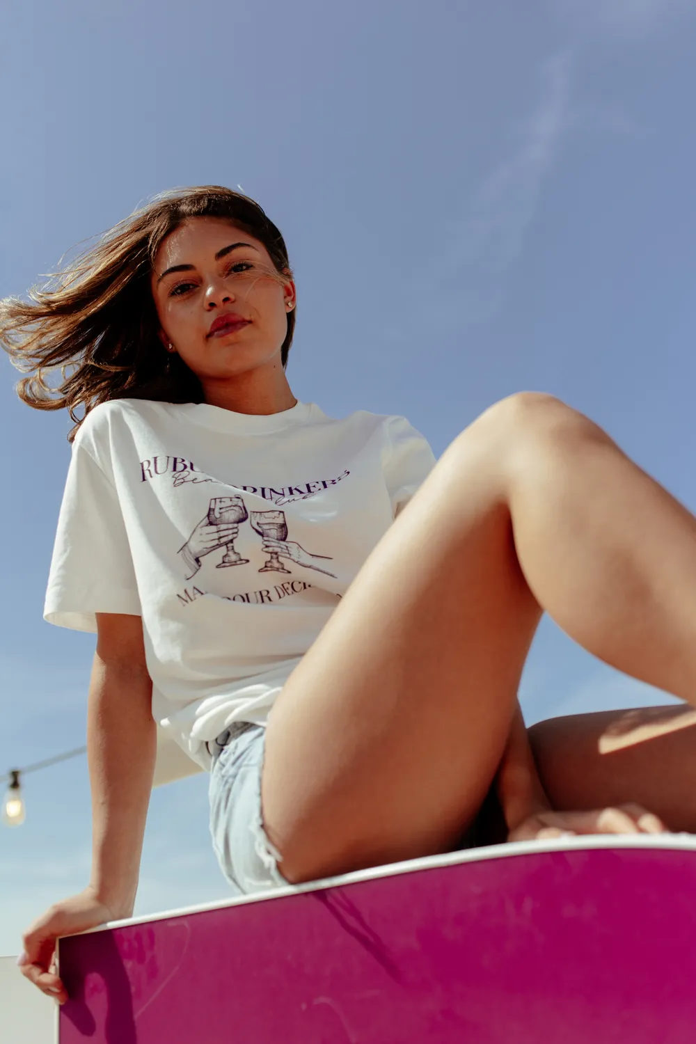 Kasteel Rubus Beach Club t-shirt unisexe oversize