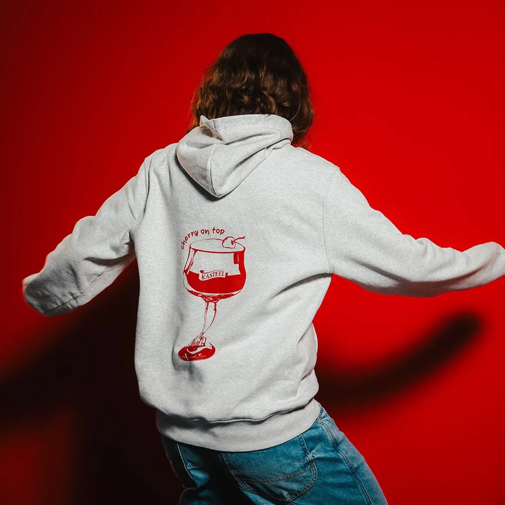 Kasteel Rouge Cherry On Top sweat gris chiné