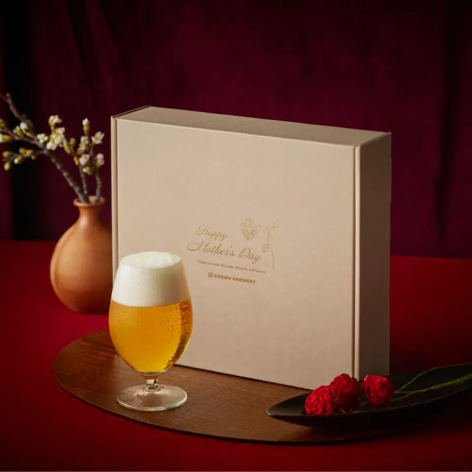 Coedo Fête des Mères coffret 6 bières + fleur