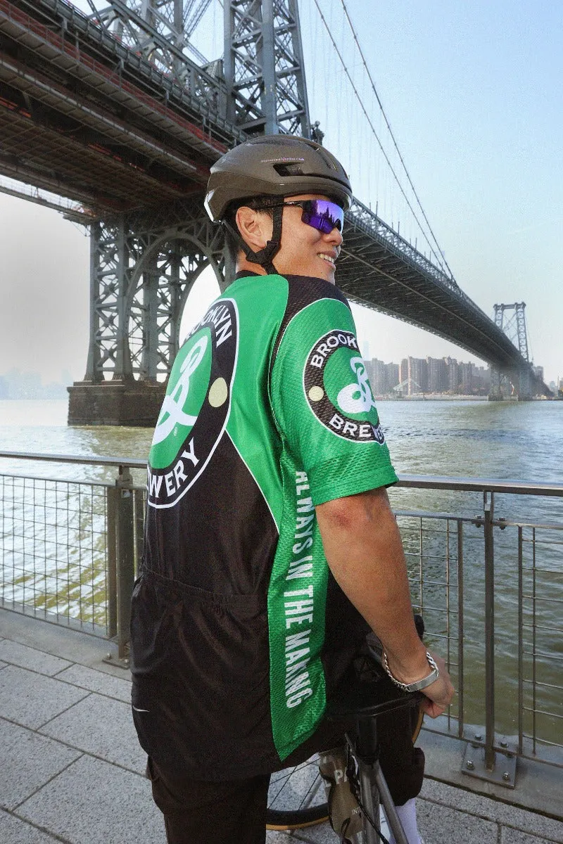 Brooklyn Retro Cycling maillot vélo respirant polyester